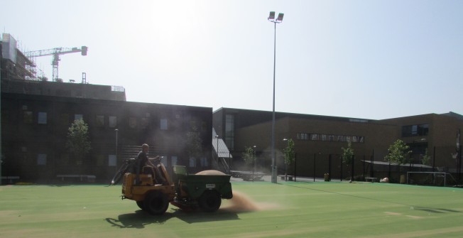 Installing Sport Surfaces in Brightwell
